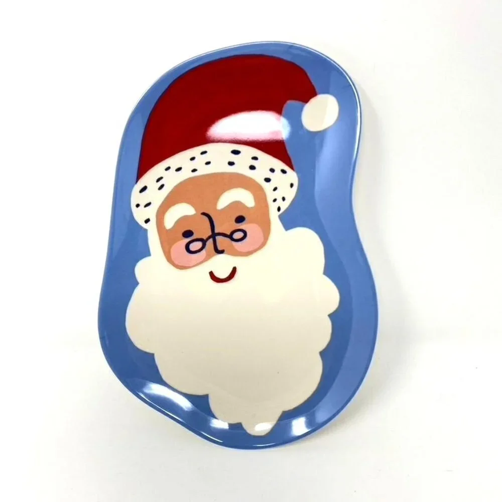 Target 2 Melamine Figural Santa Dinner Plates White - Wondershop™ Holiday